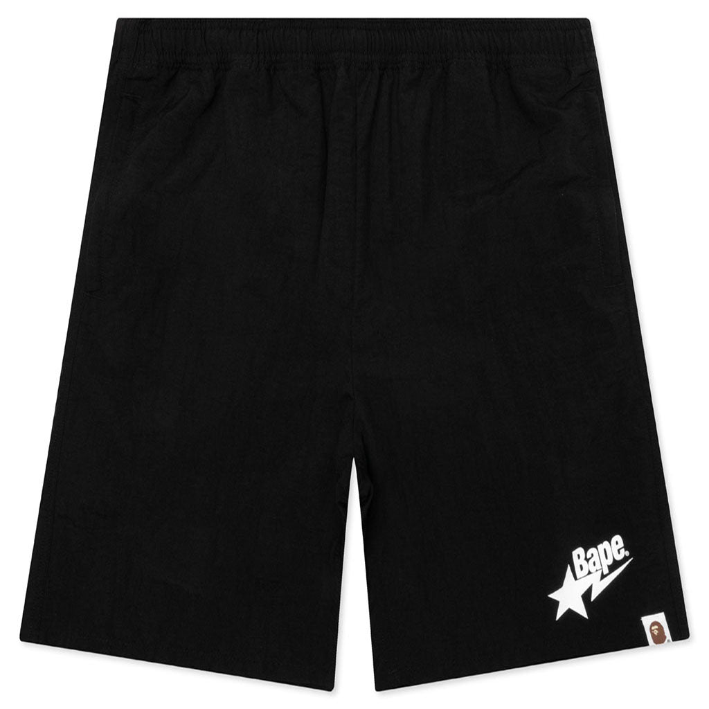 Sta Logo Beach Shorts Black A bathing ape оригінал – Купити в Україні – боковий вид