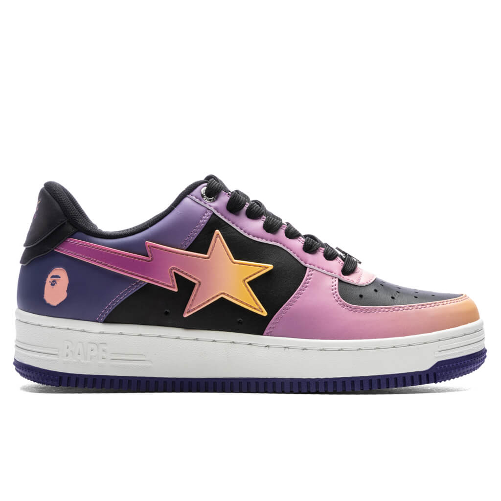 Оригінальна Sta #7 Purple A bathing ape – боковий вид