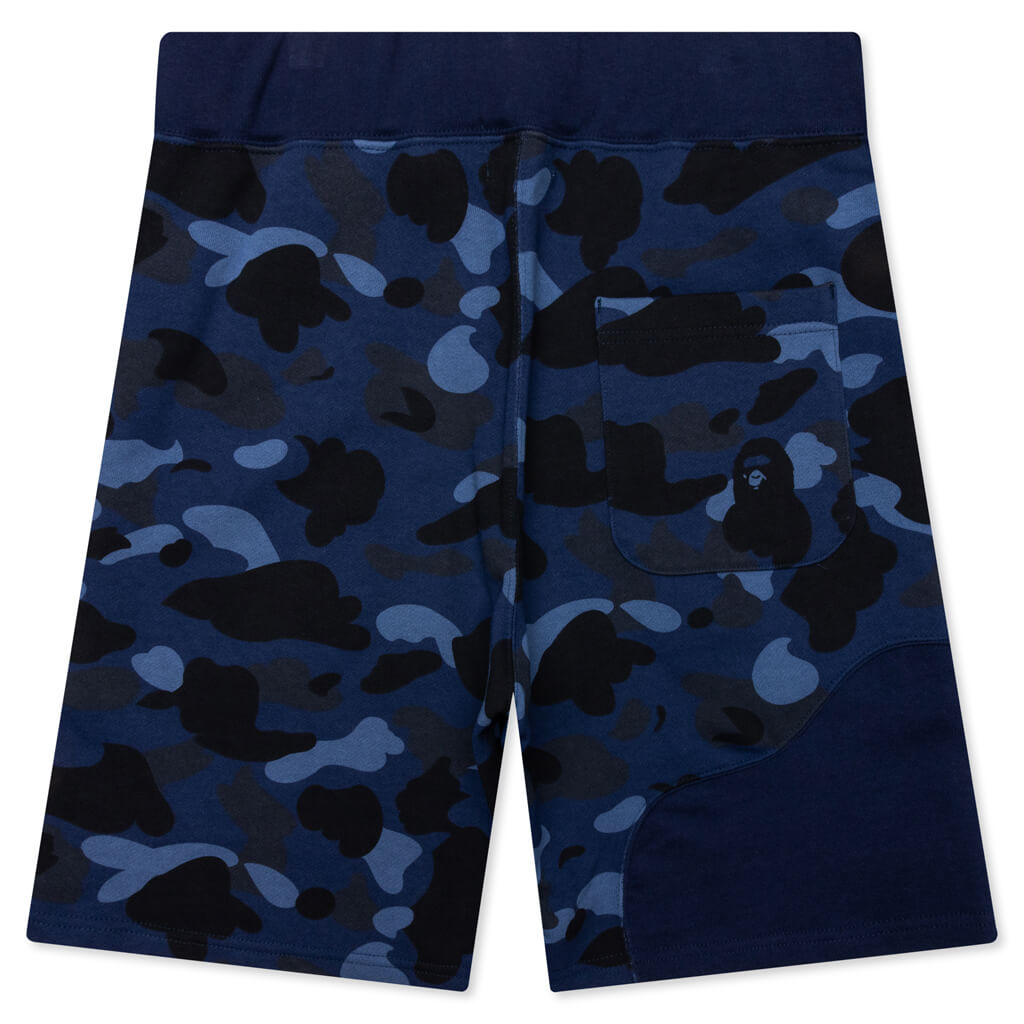 Оригінальна Color Camo Cutting Sweat Shorts A bathing ape – вид ззаду