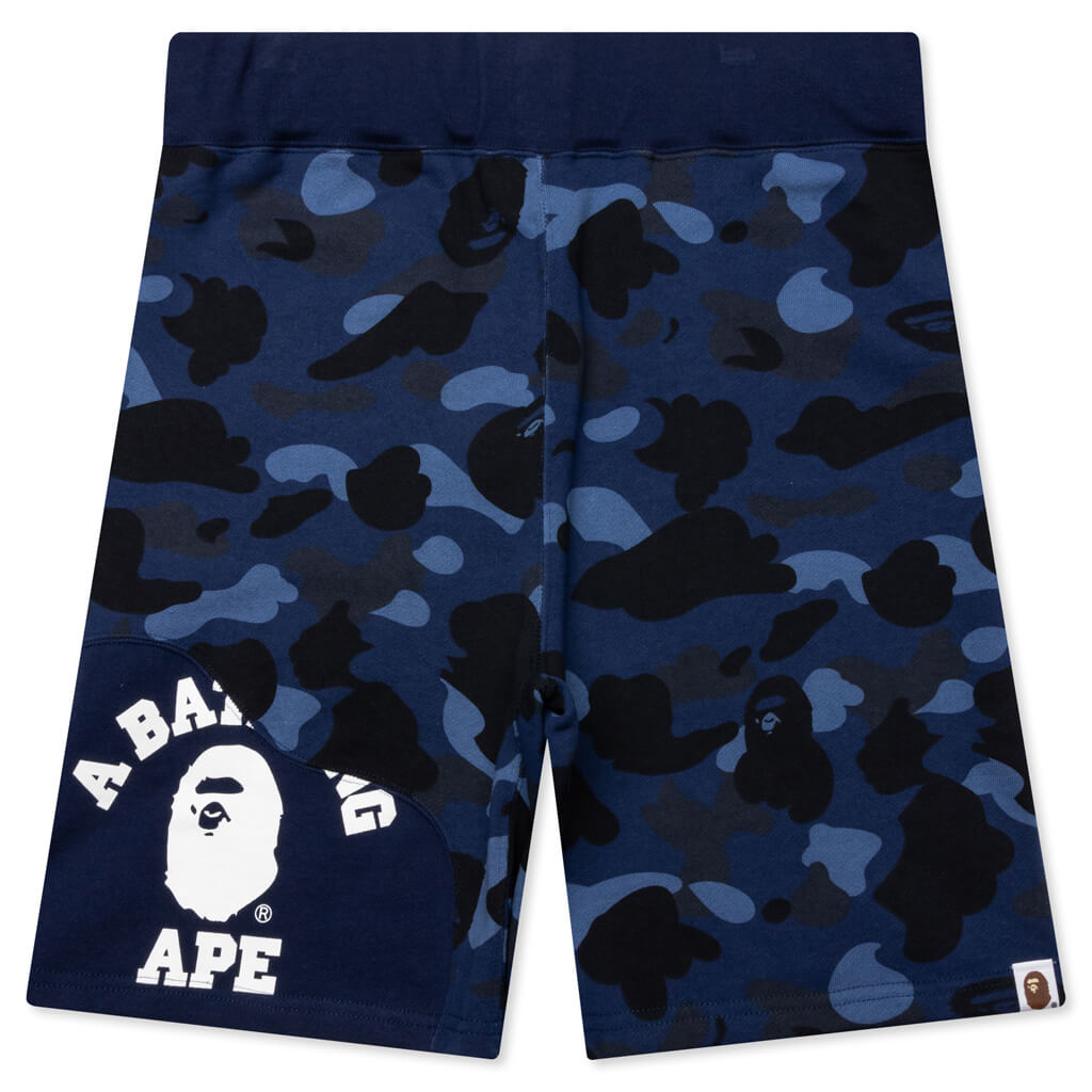 Оригінальна Color Camo Cutting Sweat Shorts A bathing ape – боковий вид