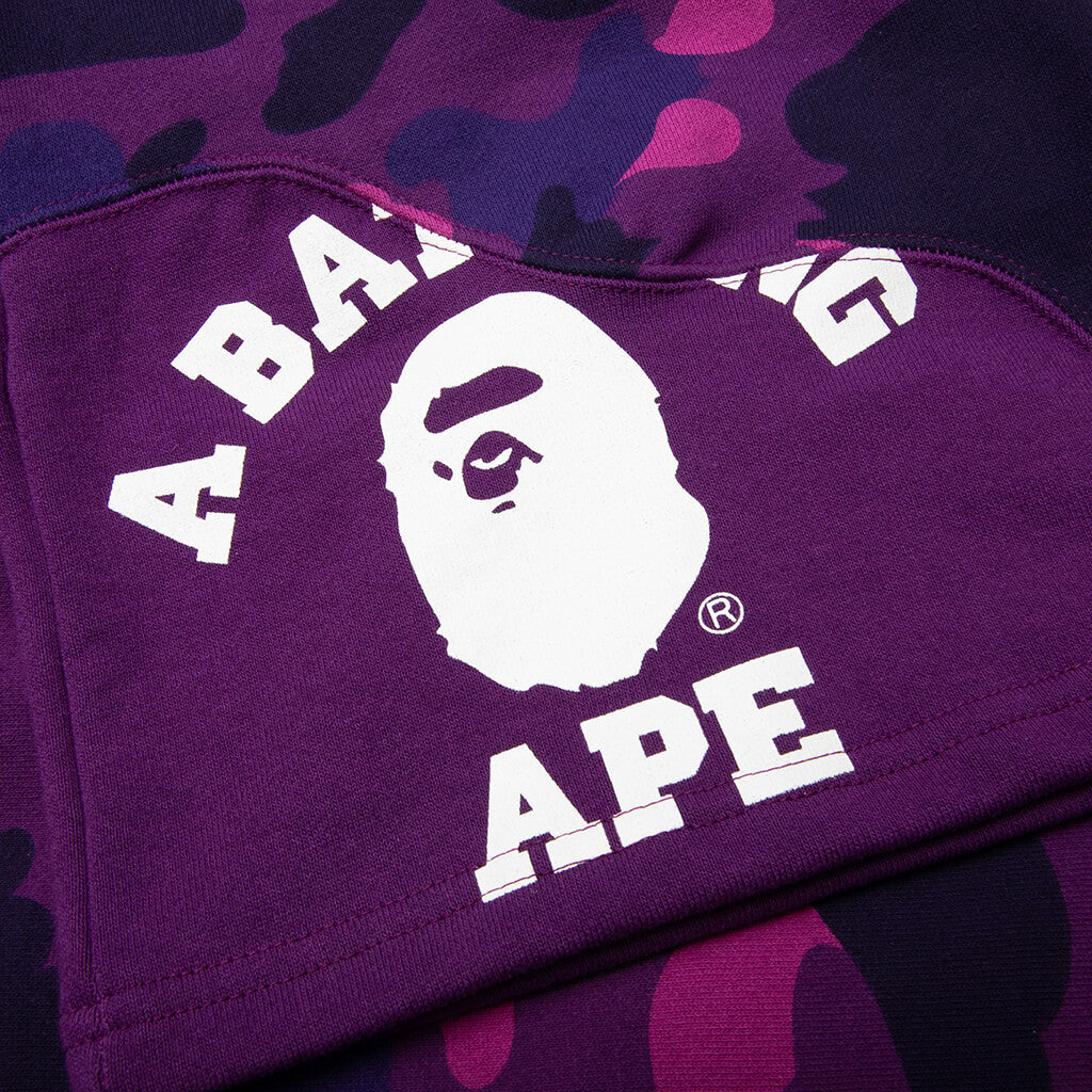 Оригінальна Color Camo Cutting Sweat Shorts A bathing ape – збільшений вид