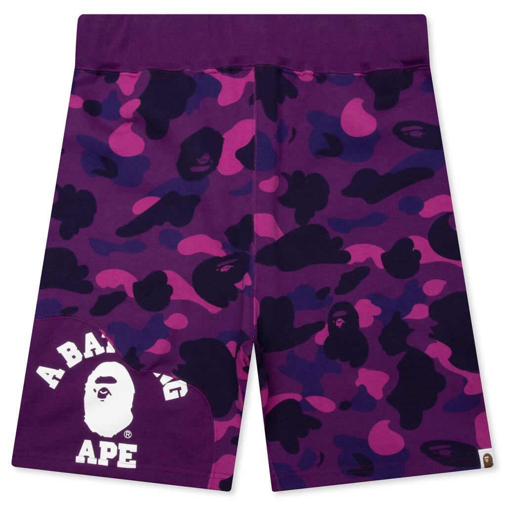 Оригінальна Color Camo Cutting Sweat Shorts A bathing ape – боковий вид