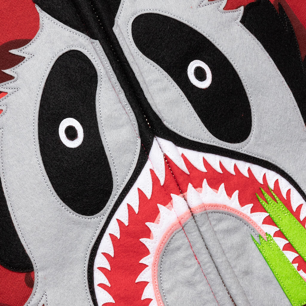 Color Camo Panda Full Zip Hoodie A bathing ape – Гарантія оригінальності – детальний вид