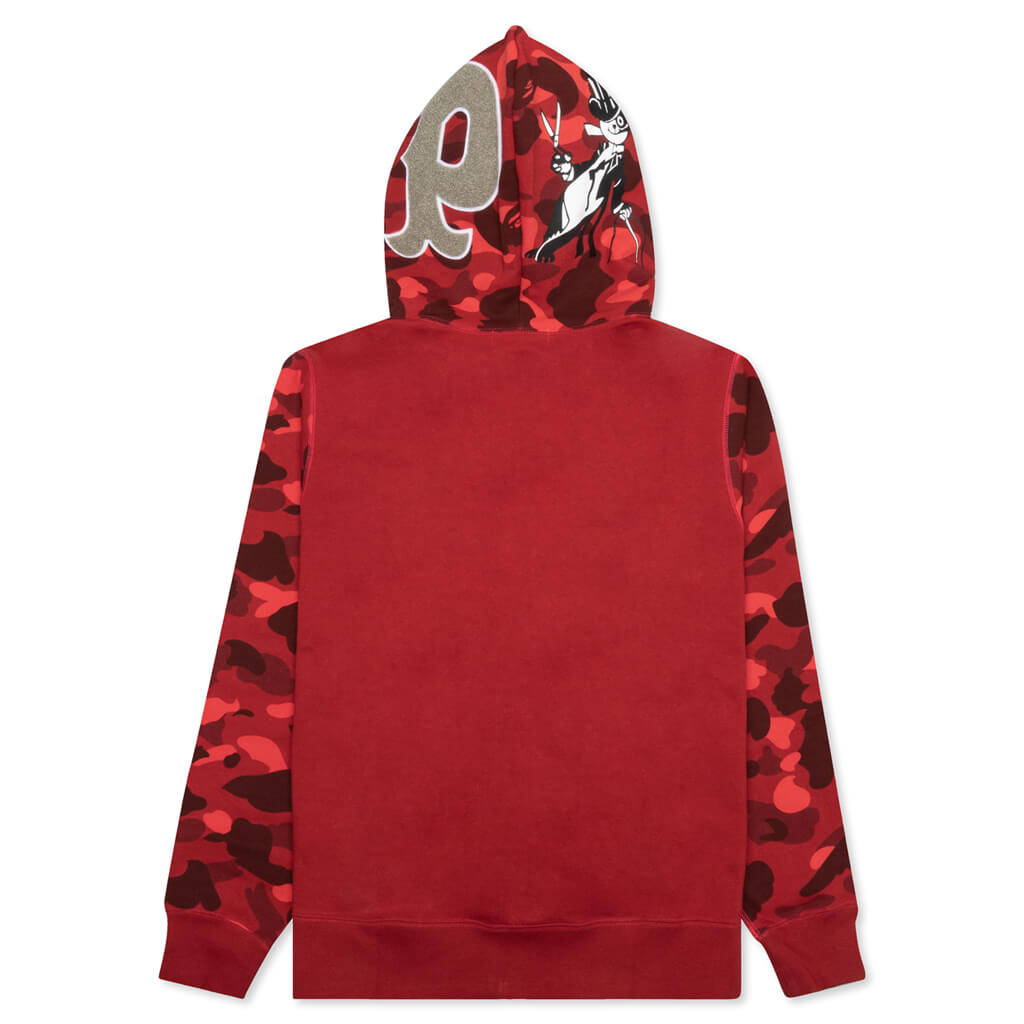 Color Camo Panda Full Zip Hoodie A bathing ape – Гарантія оригінальності – вид ззаду