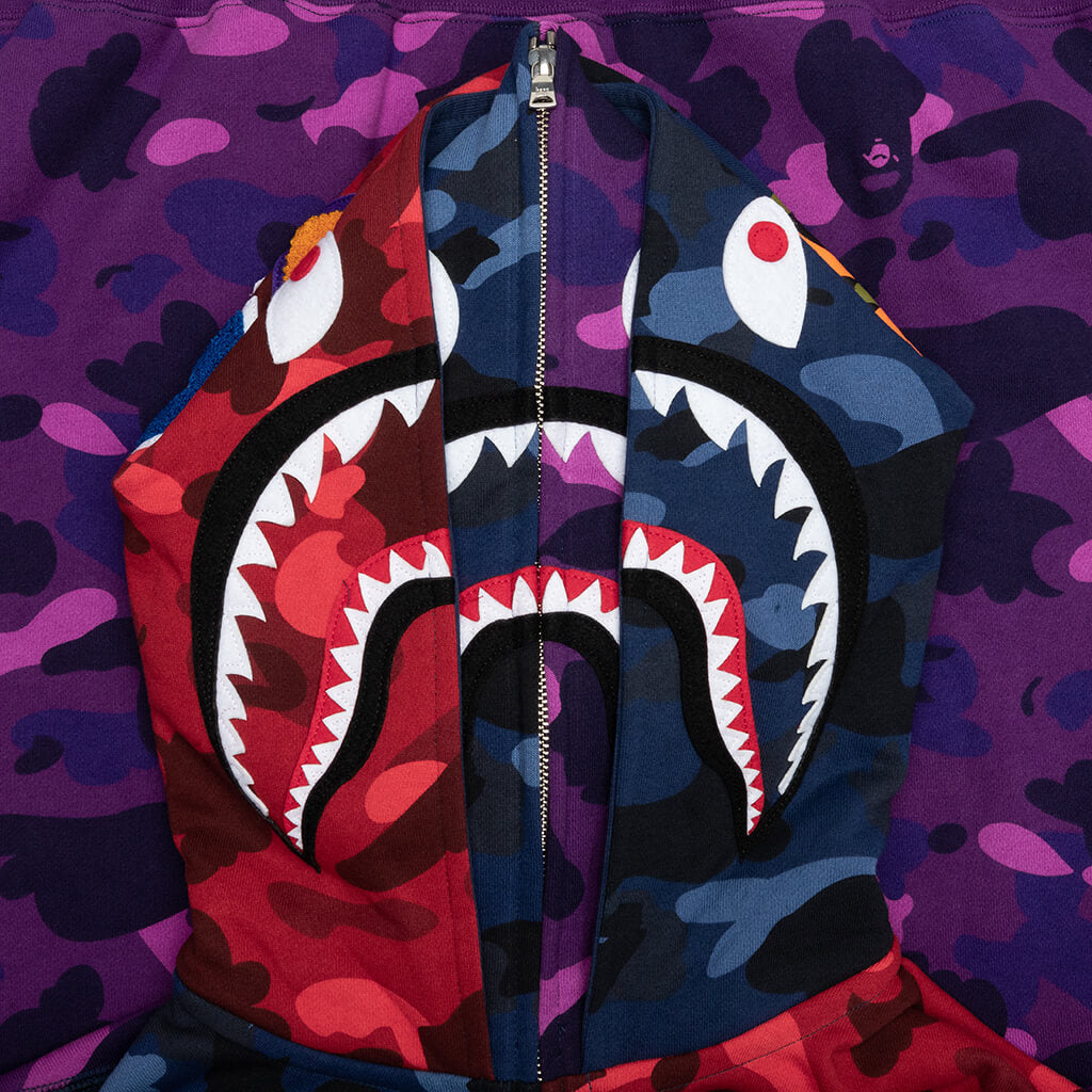 Оригінальна Crazy Shark Wide Fit Full Zip Double Hoodie A bathing ape – збільшений вид