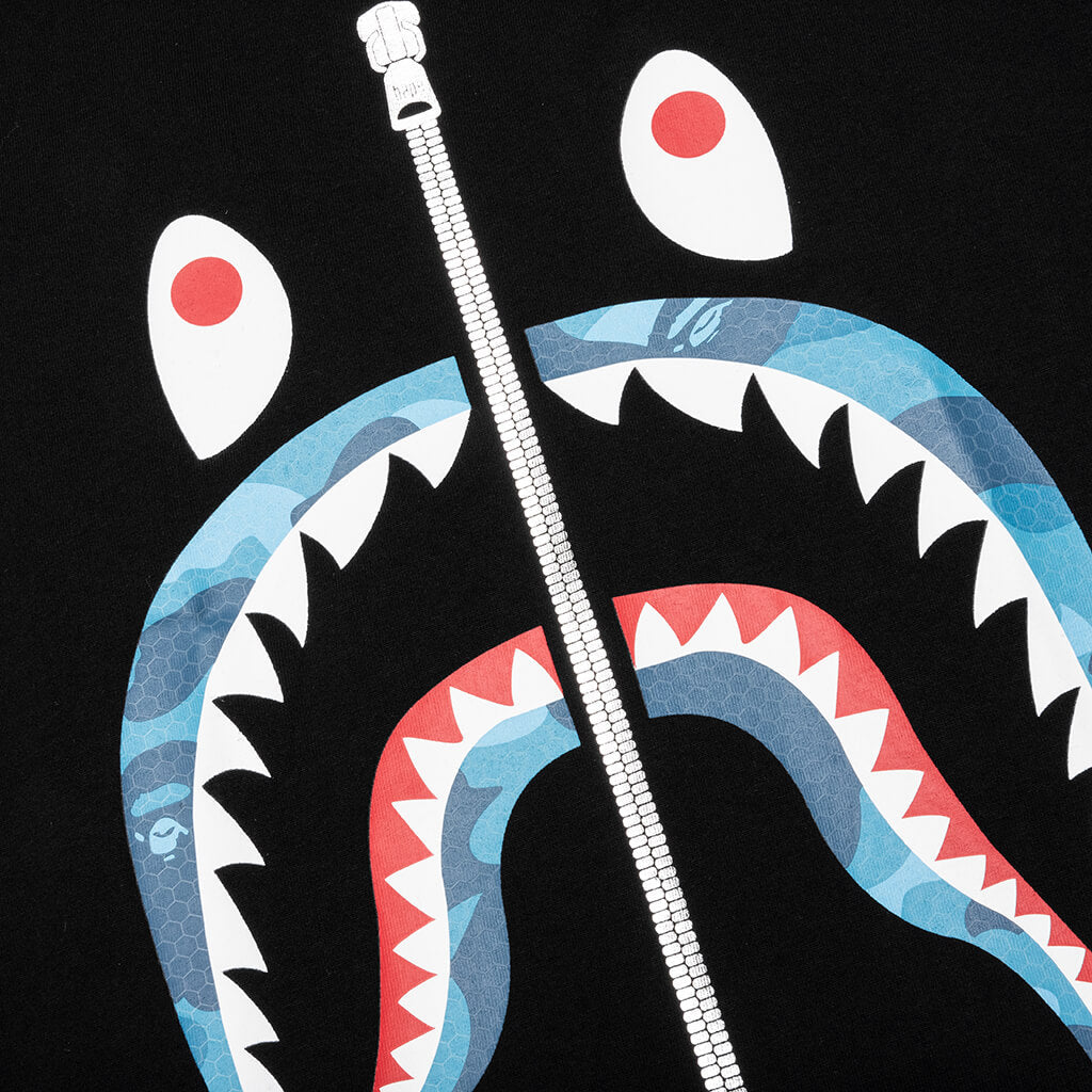 Honeycomb Camo Shark Tee A bathing ape – Гарантія оригінальності – детальний вид