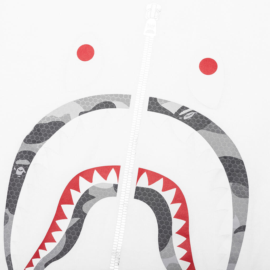 Honeycomb Camo Shark Tee A bathing ape – Гарантія оригінальності – детальний вид