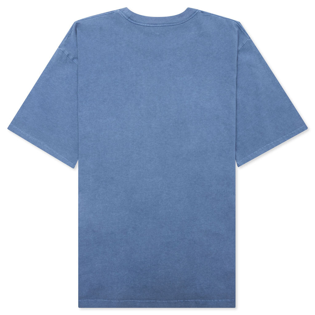 Оригінальна Pigment Dyed College Relaxed Fit Tee A bathing ape – вид ззаду