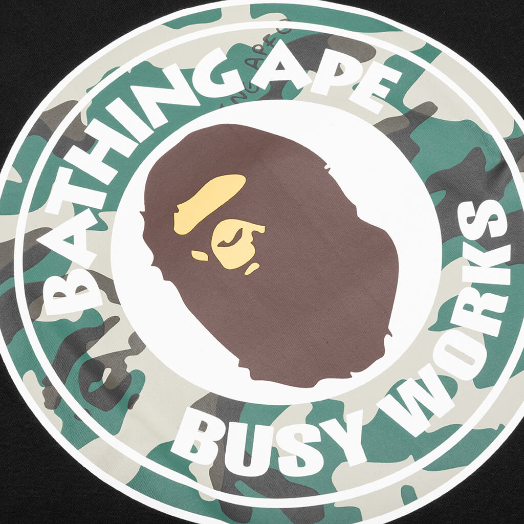 Оригінальна Woodland Camo Busy Works Tee A bathing ape – детальний вид
