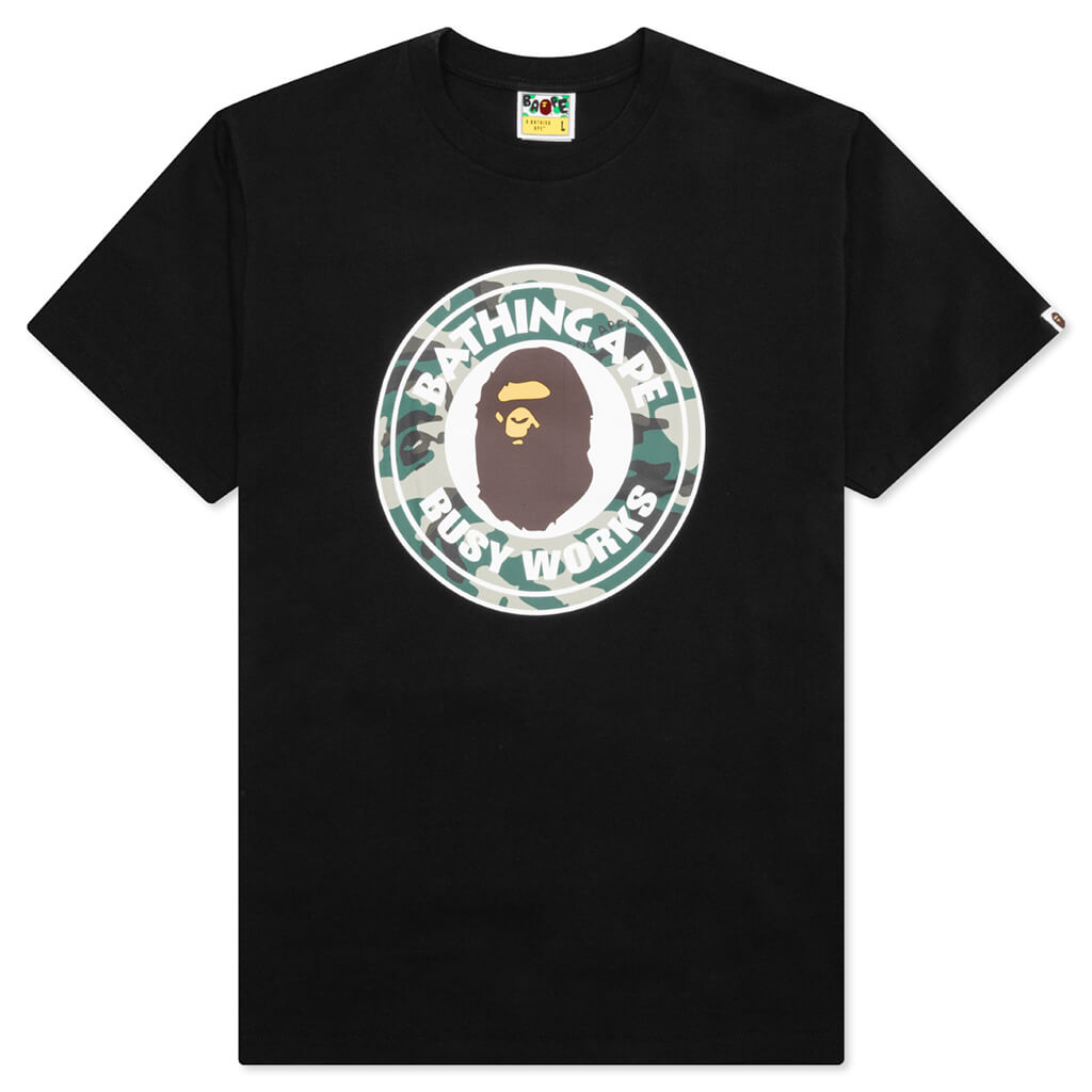Оригінальна Woodland Camo Busy Works Tee A bathing ape – боковий вид
