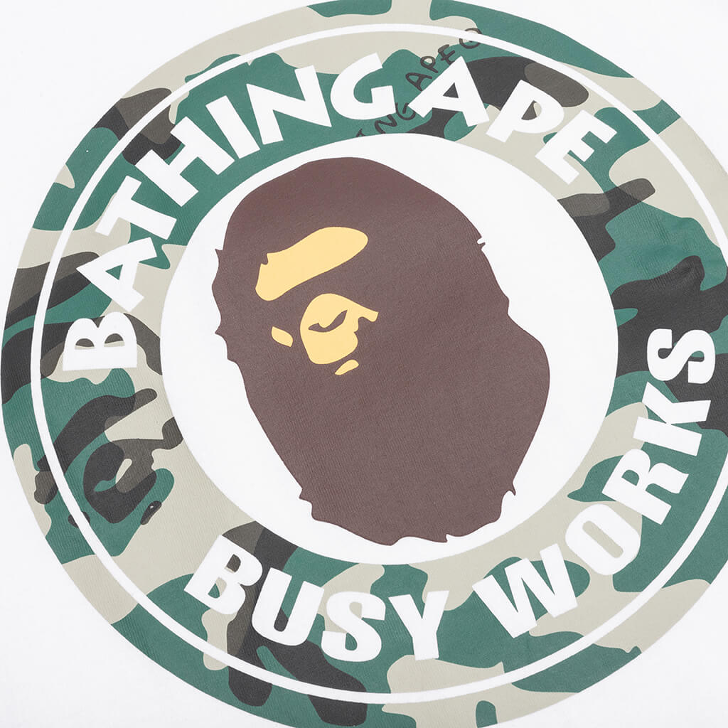 Оригінальна Woodland Camo Busy Works Tee A bathing ape – детальний вид