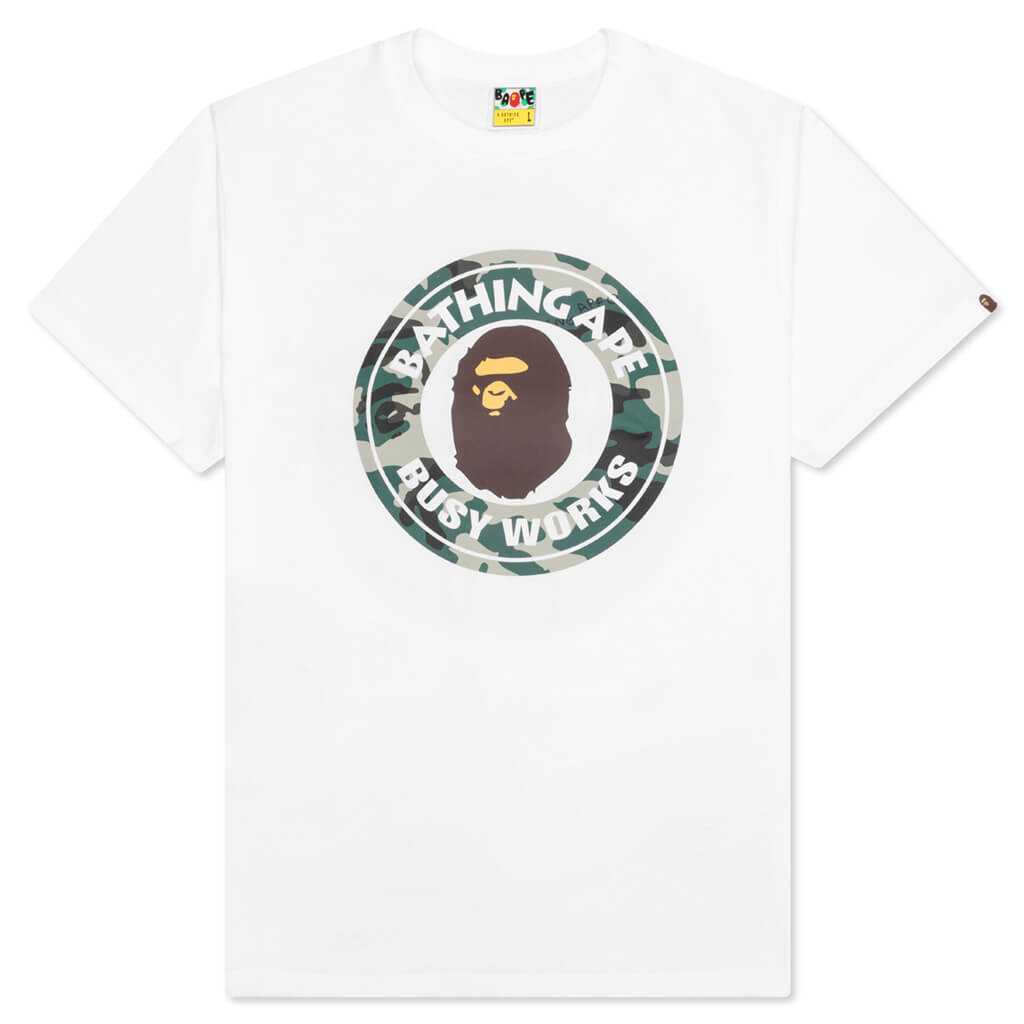 Оригінальна Woodland Camo Busy Works Tee A bathing ape – боковий вид