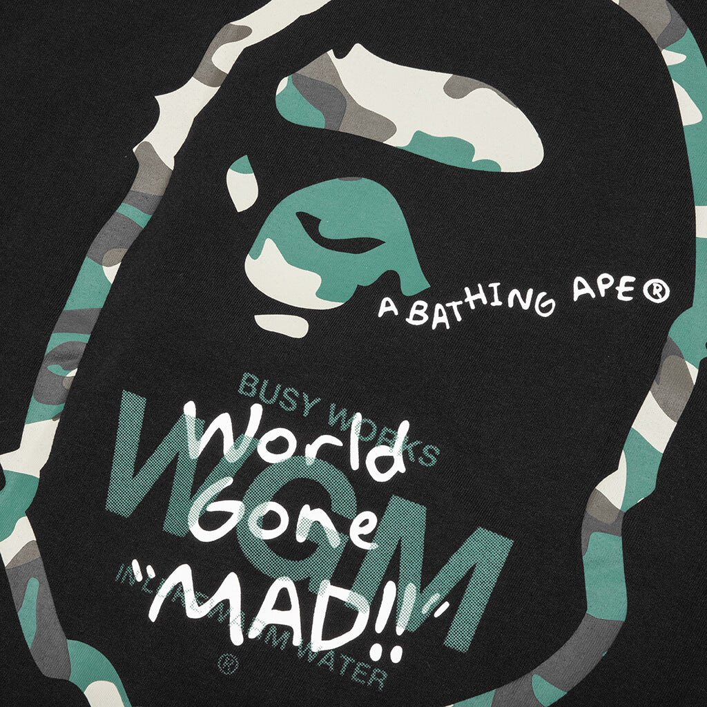 Оригінальна Woodland Camo Wgm Ape Head Tee A bathing ape – детальний вид