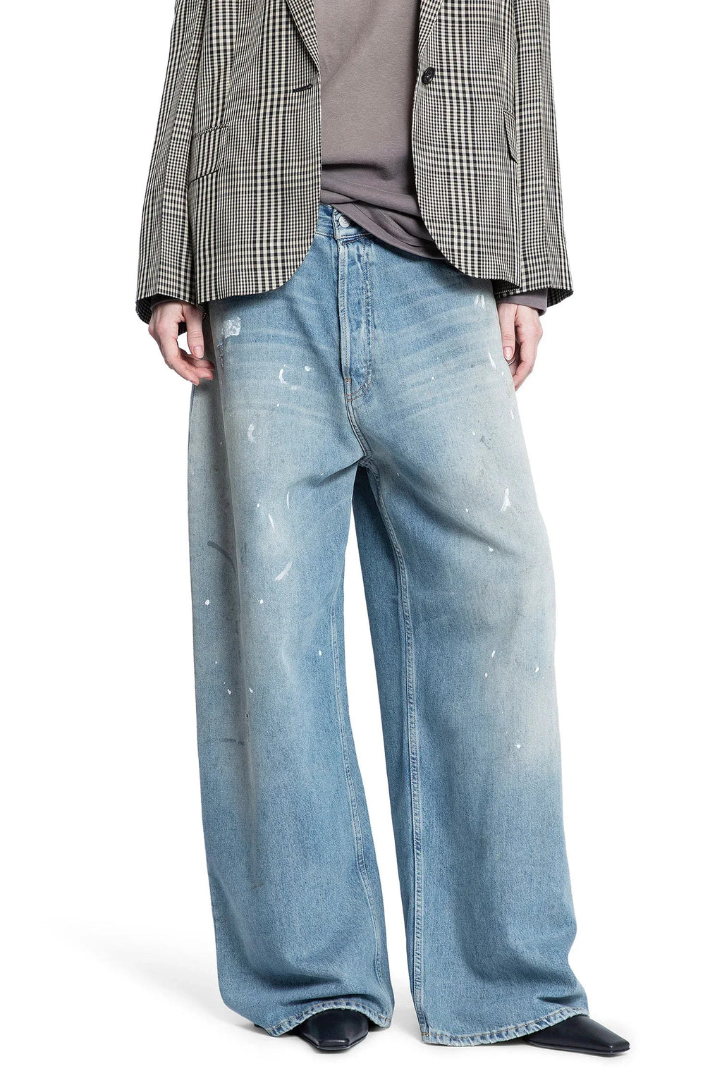 Super Baggy Fit Jeans 2023 Acne studios – Гарантія оригінальності – боковий вид
