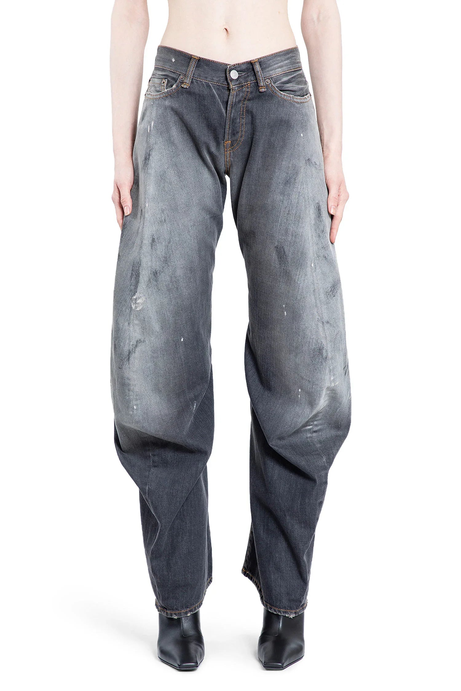 ACNE STUDIOS JEANS NERI DONNA - ACNE STUDIOS