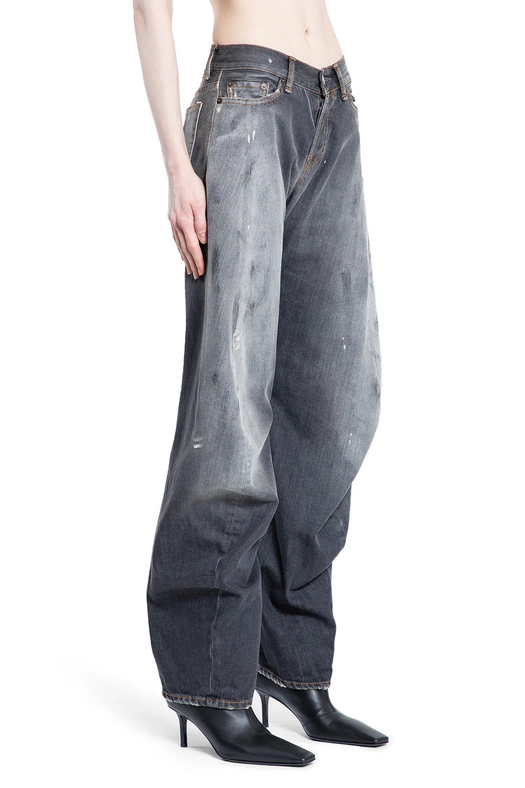 ACNE STUDIOS JEANS NERI DONNA - ACNE STUDIOS