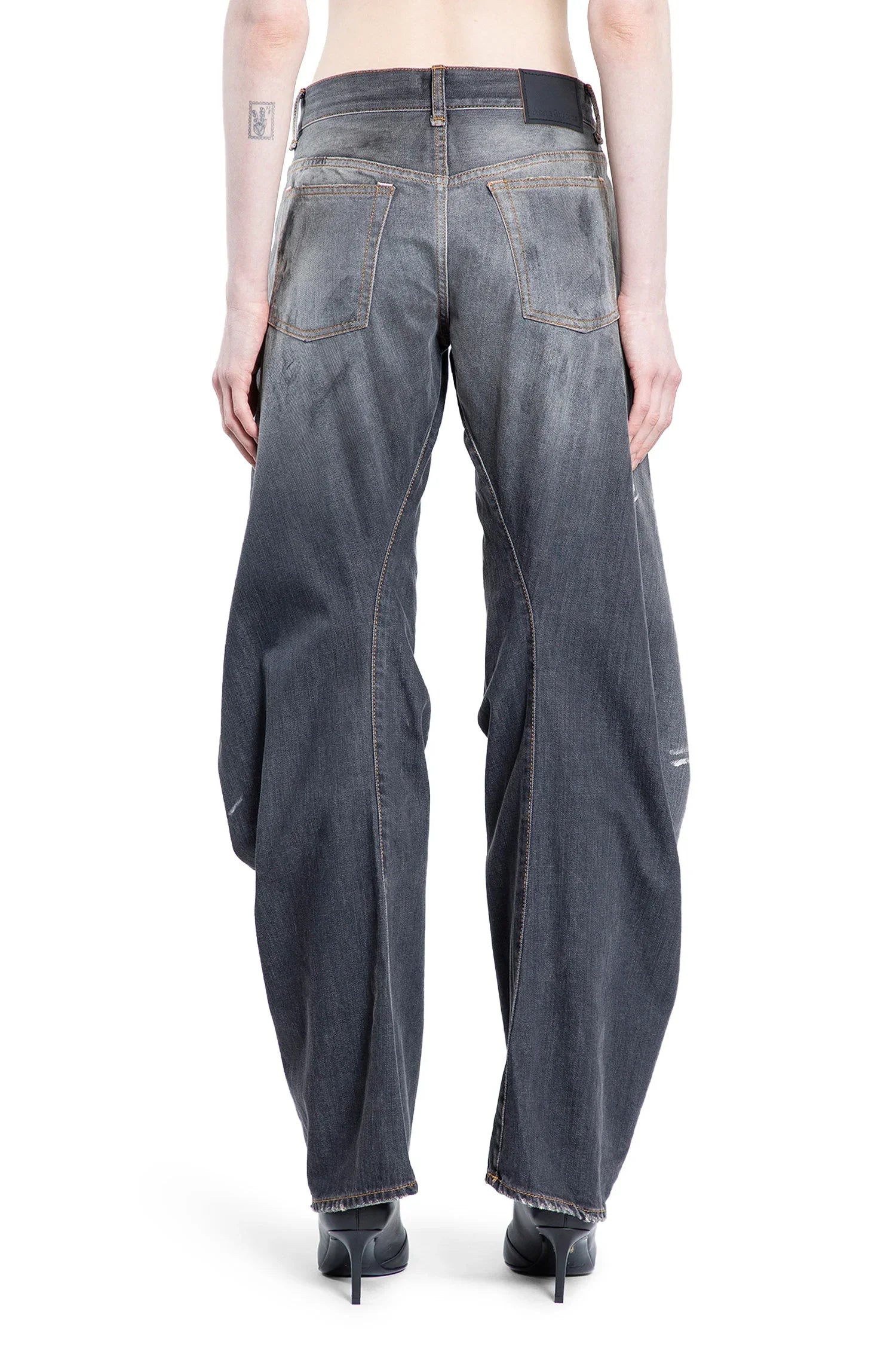 ACNE STUDIOS JEANS NERI DONNA - ACNE STUDIOS