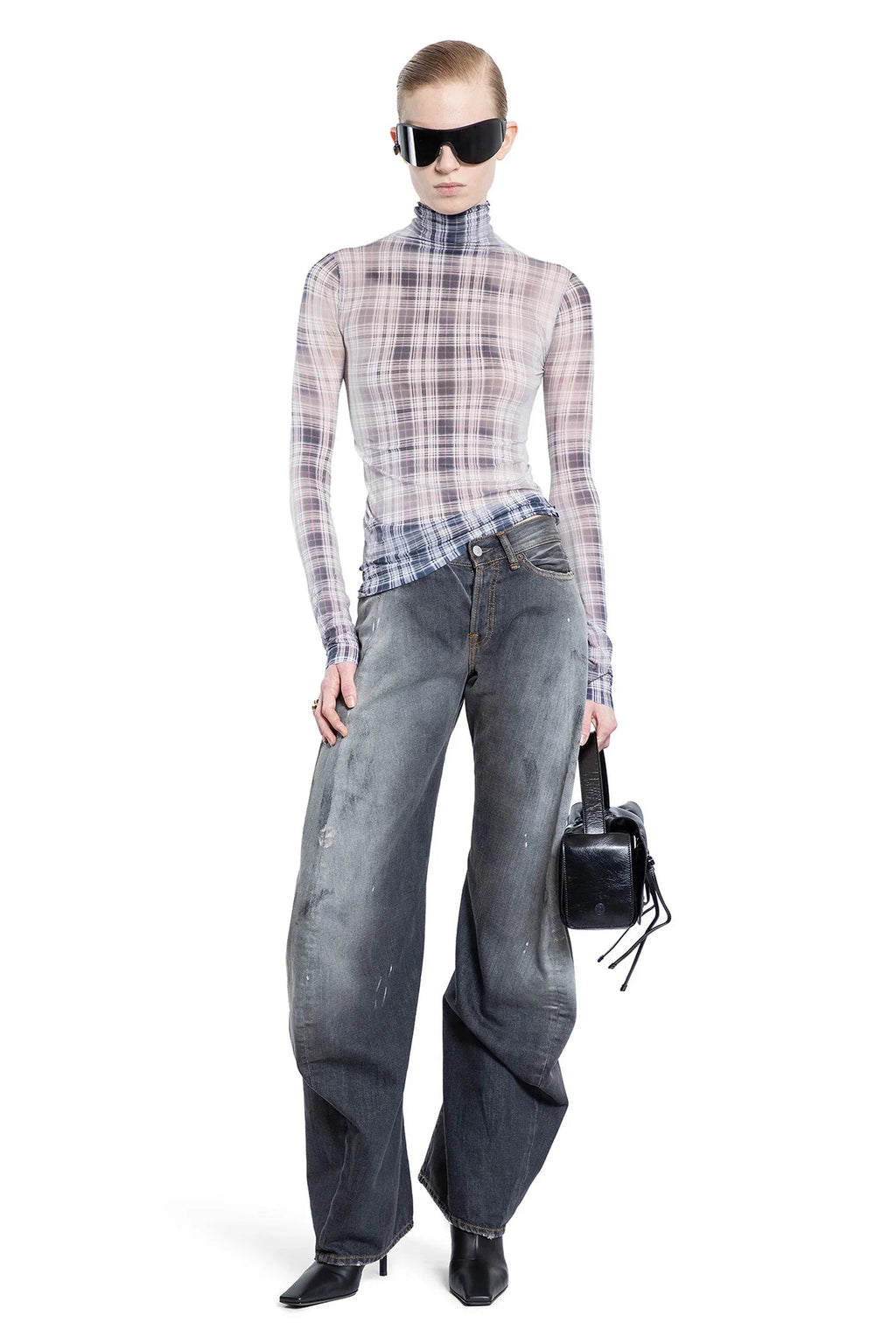 ACNE STUDIOS JEANS NERI DONNA - ACNE STUDIOS