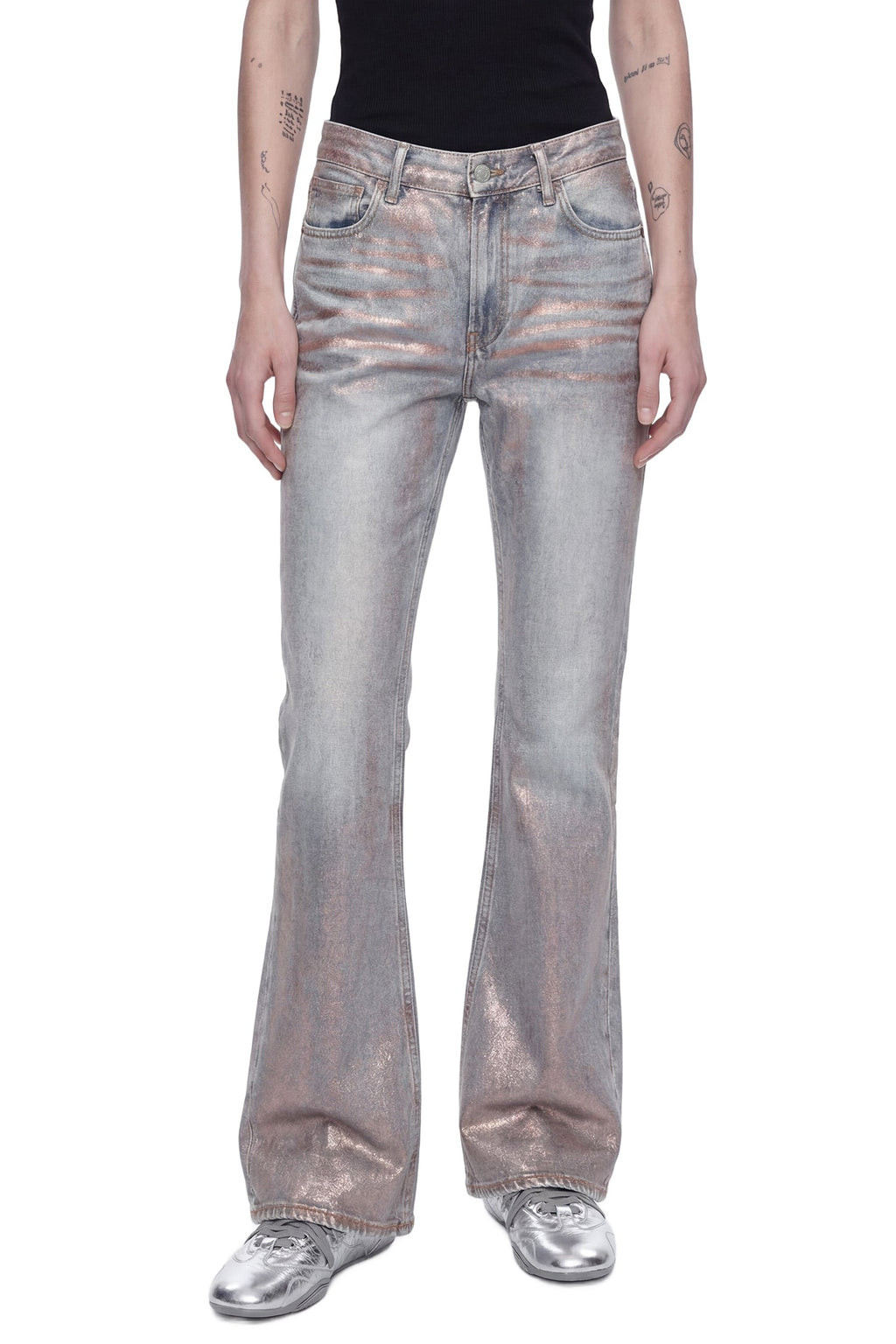 Оригінальна Fitted Glitter 2025f Jeans Acne studios – боковий вид