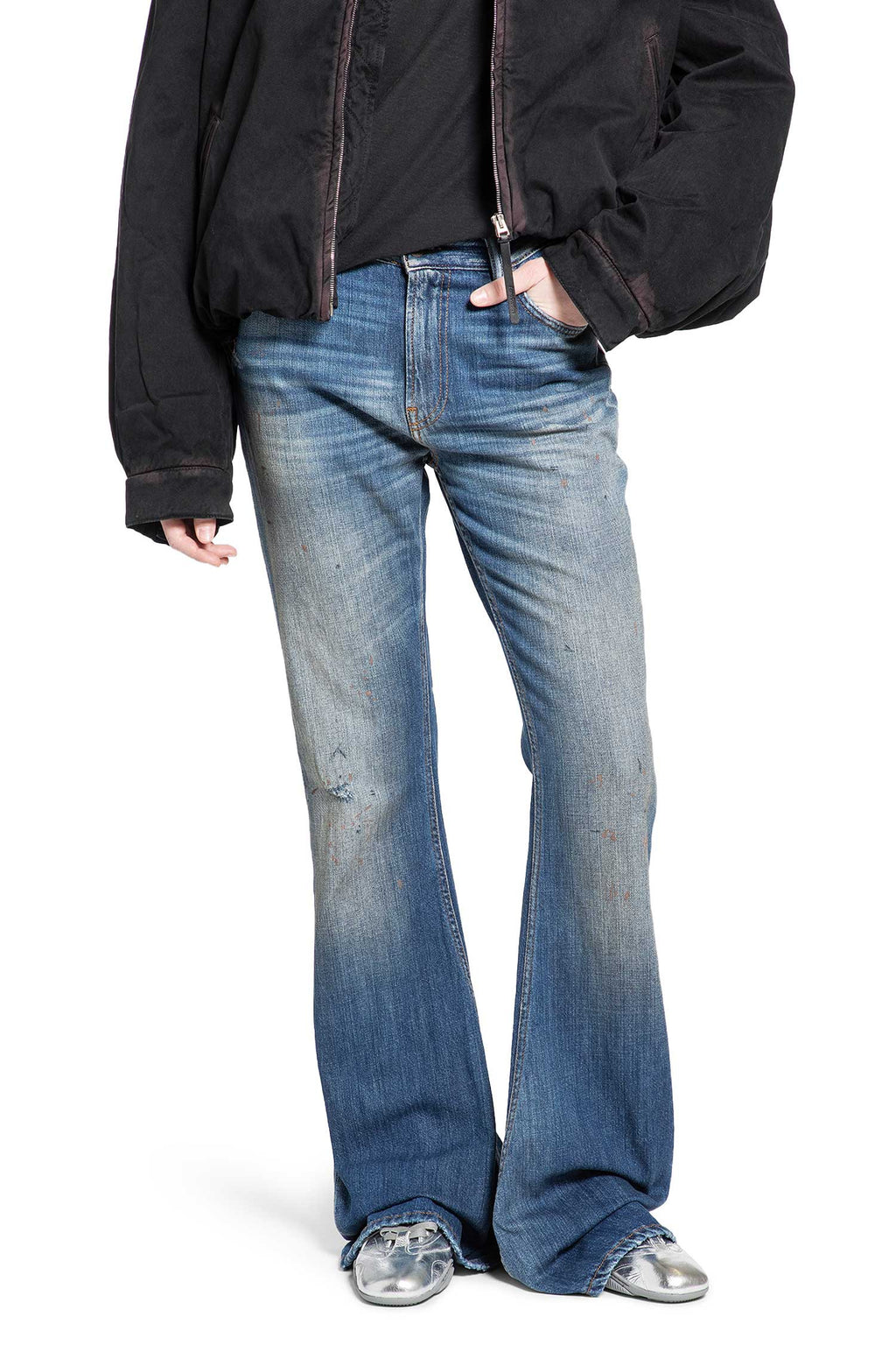 2025f Jeans Acne studios – Гарантія оригінальності – боковий вид