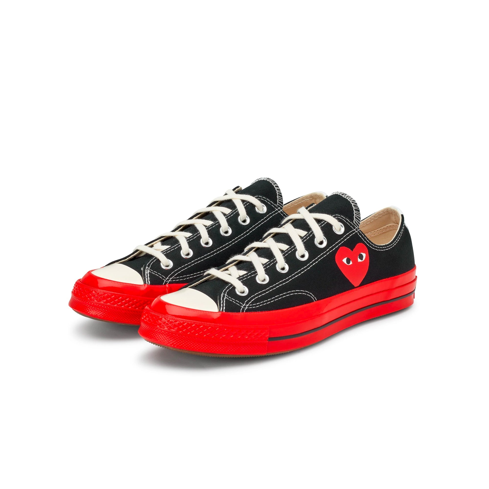 Оригінальна X Converse Chuck 70 Low Shoes Black Comme des garcons – вид ззаду