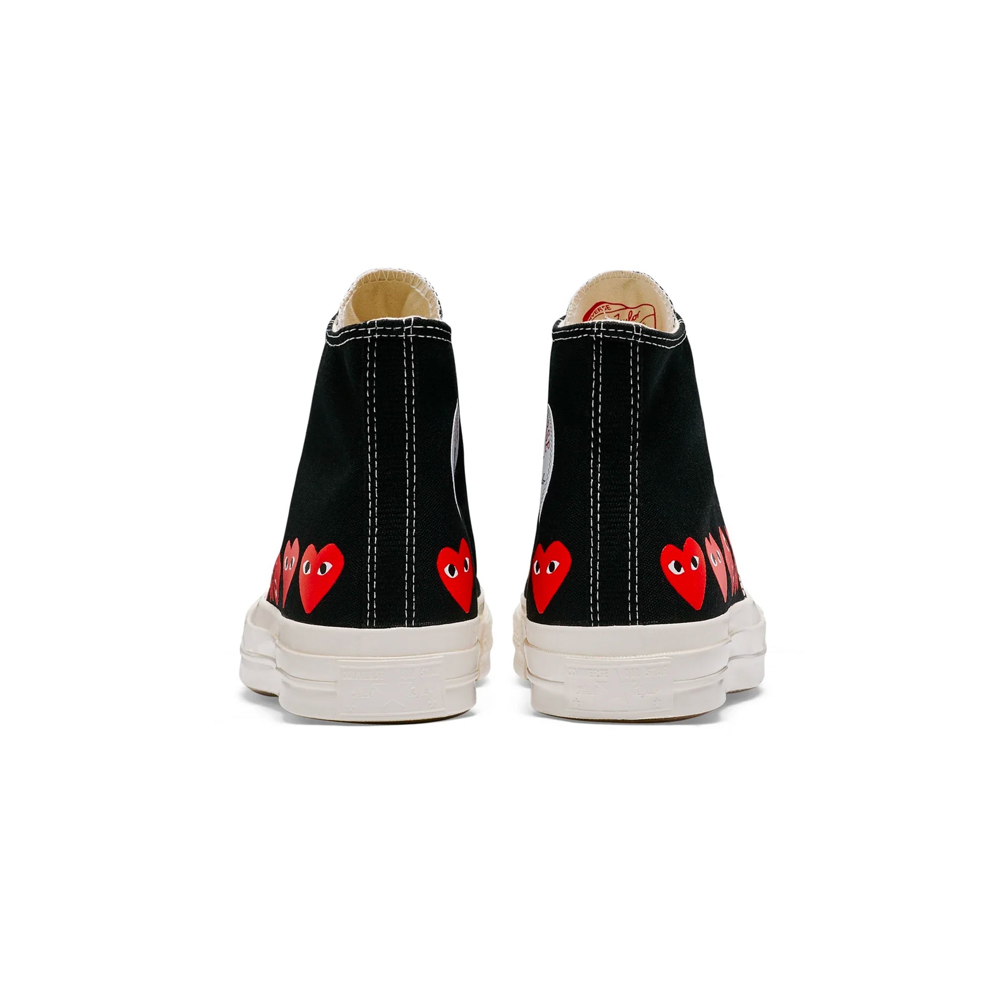 Оригінальна X Converse Chuck 70 Hi Multi Heart Shoes Comme des garcons – детальний вид