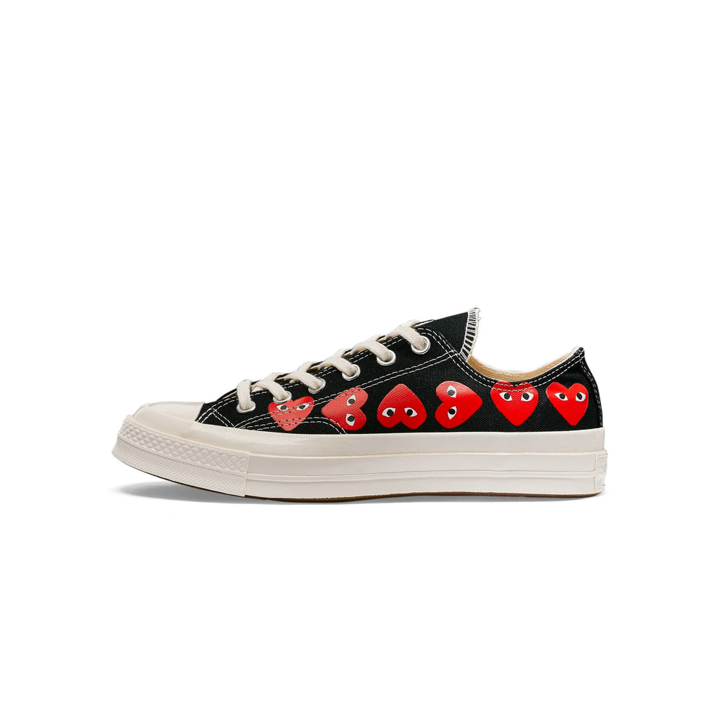 X Converse Chuck 70 Lo Multi Heart Shoes Comme des garcons – Гарантія оригінальності – боковий вид