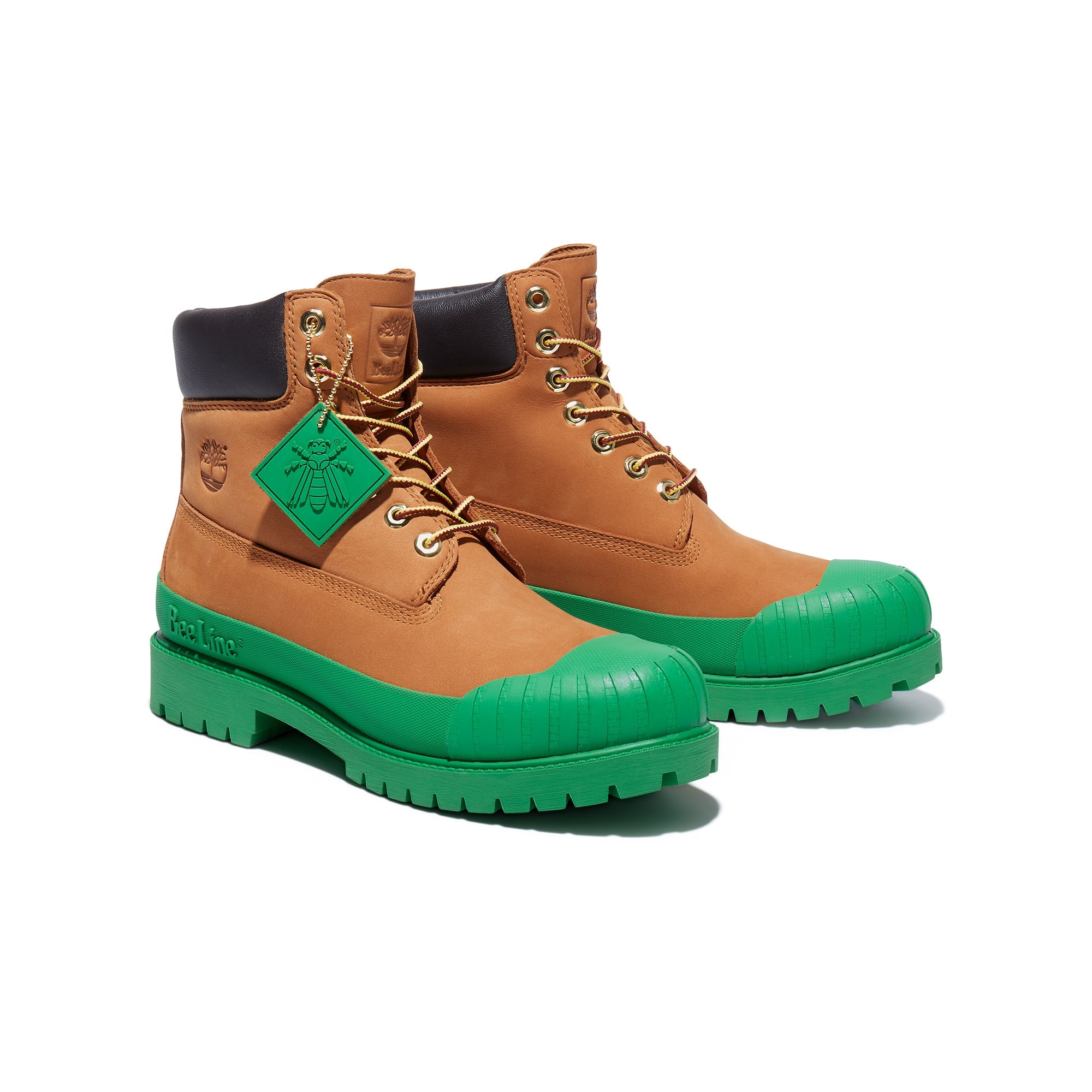 Mens 6 Premium Rubbertoe Wp Wheat Boots Timberland – Гарантія оригінальності – вид ззаду