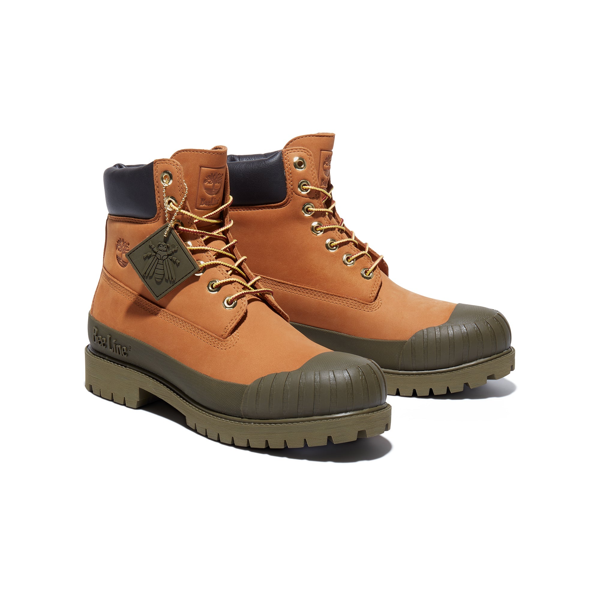 Men 6 Premium Rubbertoe Wp Wheat Boots Timberland – Гарантія оригінальності – вид ззаду