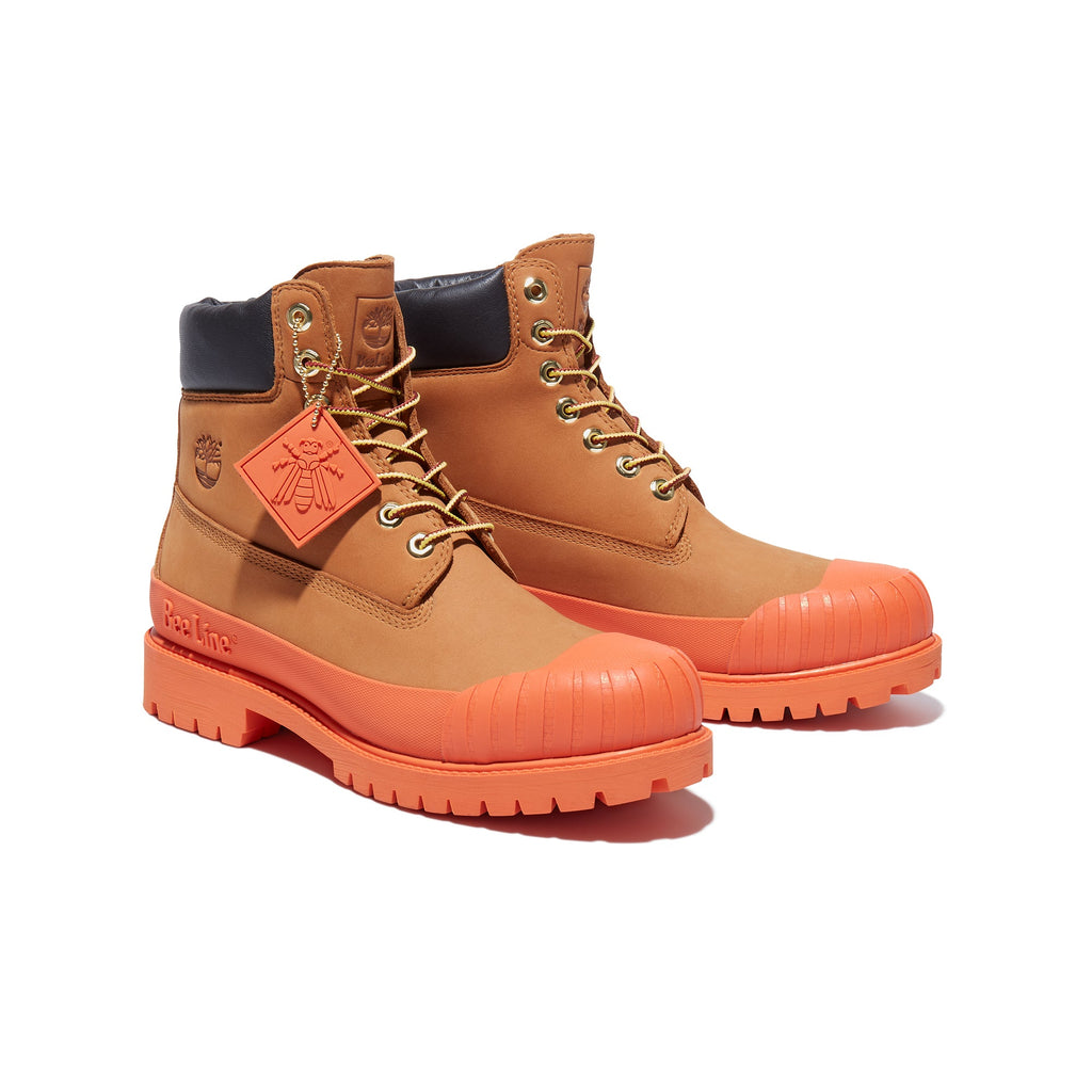 Men 6 Premium Rubbertoe Wp Wheat Boots Timberland – Гарантія оригінальності – вид ззаду