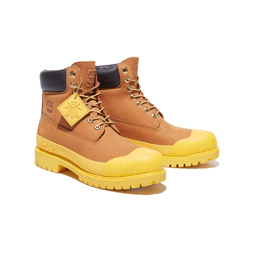 Men 6 Premium Rubbertoe Wp Wheat Boots Timberland – Гарантія оригінальності – вид ззаду