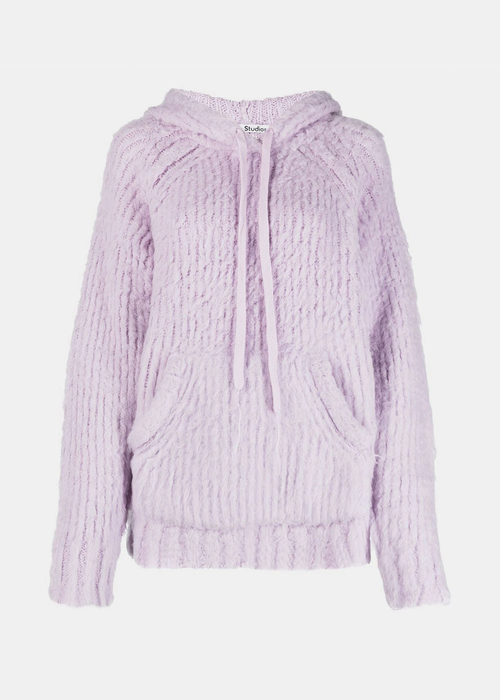 Оригінальна Pale Lilac Fluffy Wool Sweater Acne studios – боковий вид