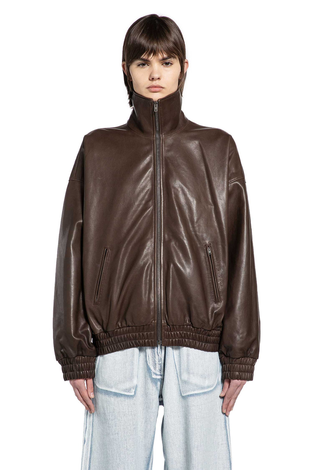 Leather Jacket Acne studios оригінал – Купити в Україні – боковий вид