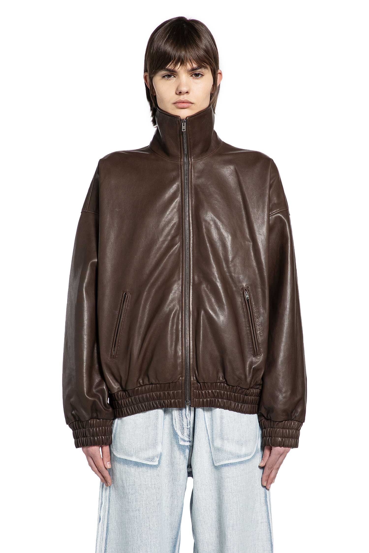 Leather Jacket Acne studios оригінал – Купити в Україні – боковий вид