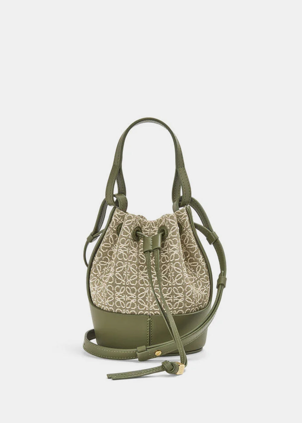 Оригінальна Green Mini Balloon Anagram Bag Loewe – боковий вид