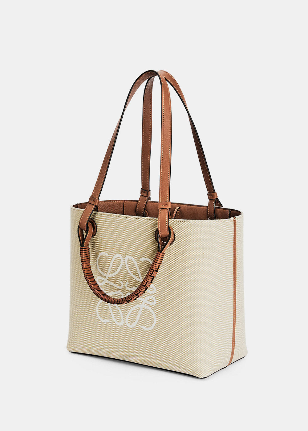 Оригінальна Ecru & Tan Small Anagram Tote Loewe – детальний вид