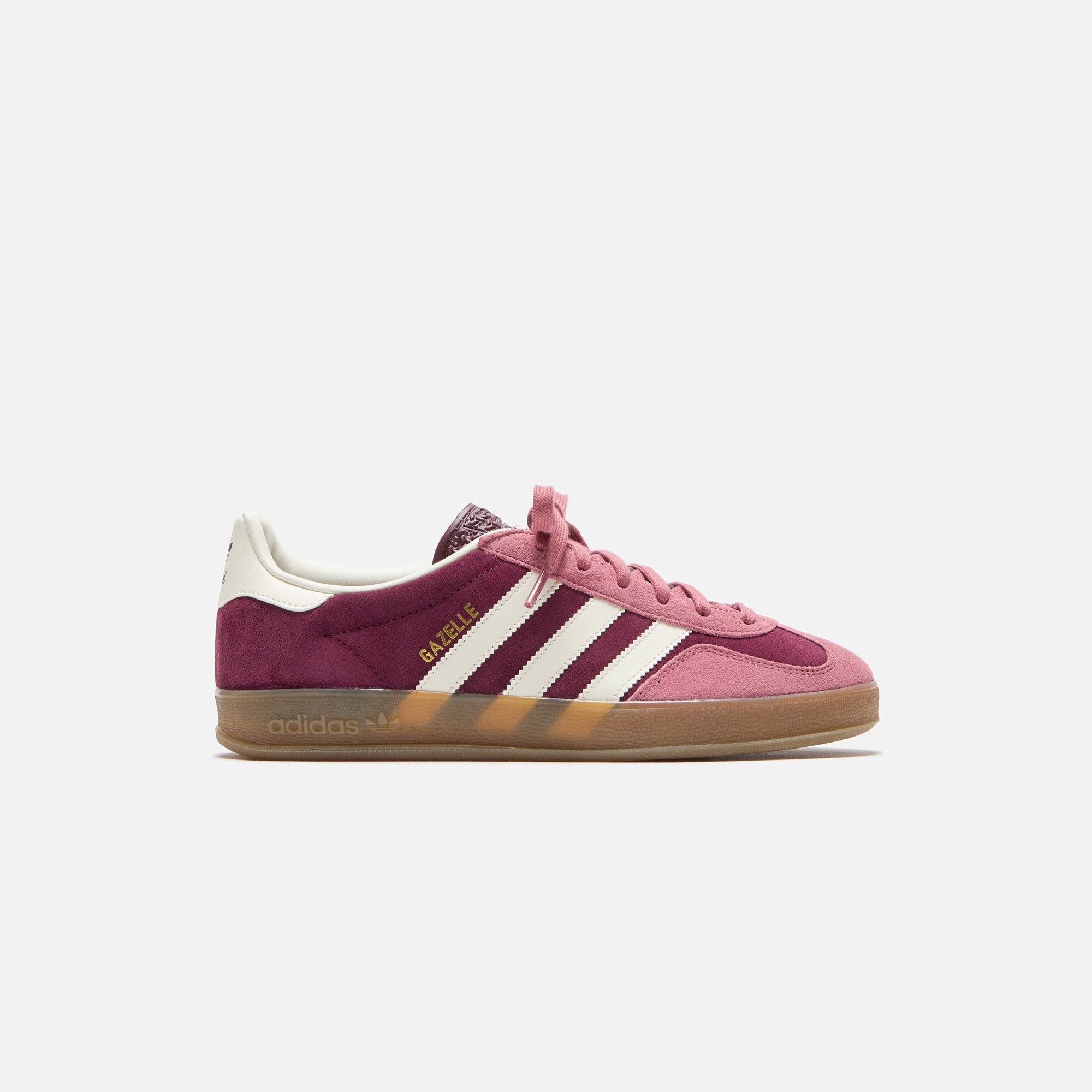 Оригінальна Gazelle Indoor Maroon Adidas – боковий вид - ADIDAS