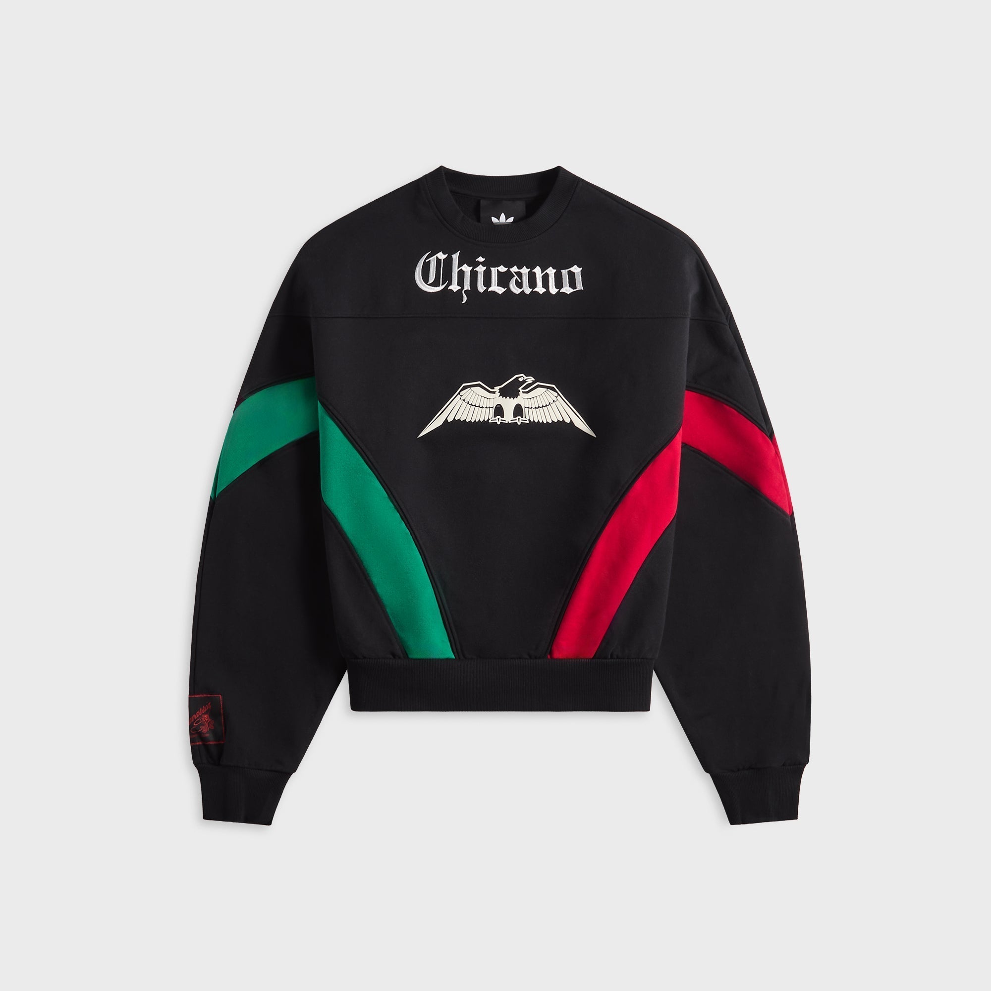 X Willy Chavarria Bball Fleece Crewneck Sweatshirt Black Adidas – Гарантія оригінальності – боковий вид