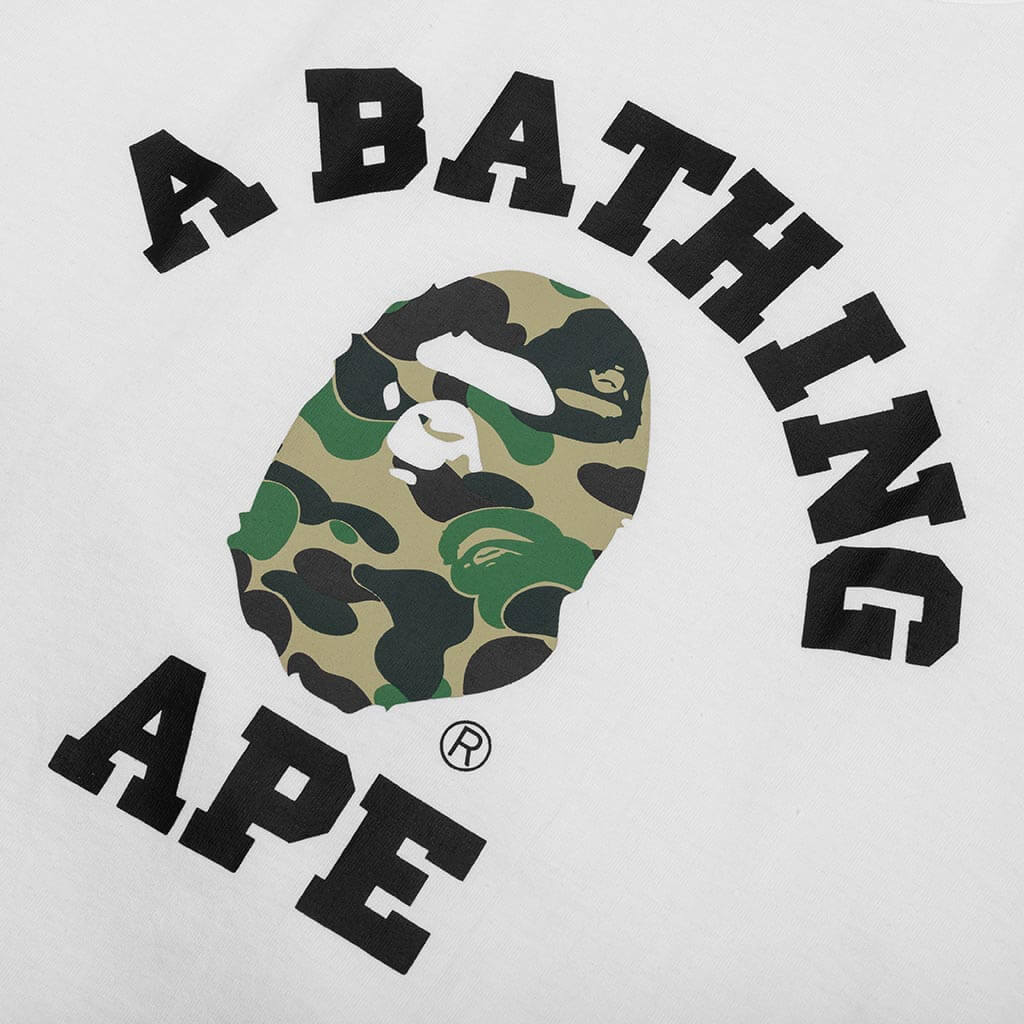 Abc Camo College Tee A bathing ape – Гарантія оригінальності – детальний вид
