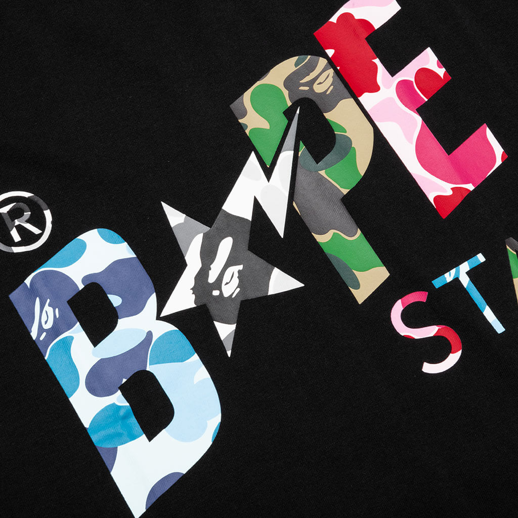 Оригінальна Abc Camo Crazy Bape Sta Logo Tee A bathing ape – детальний вид