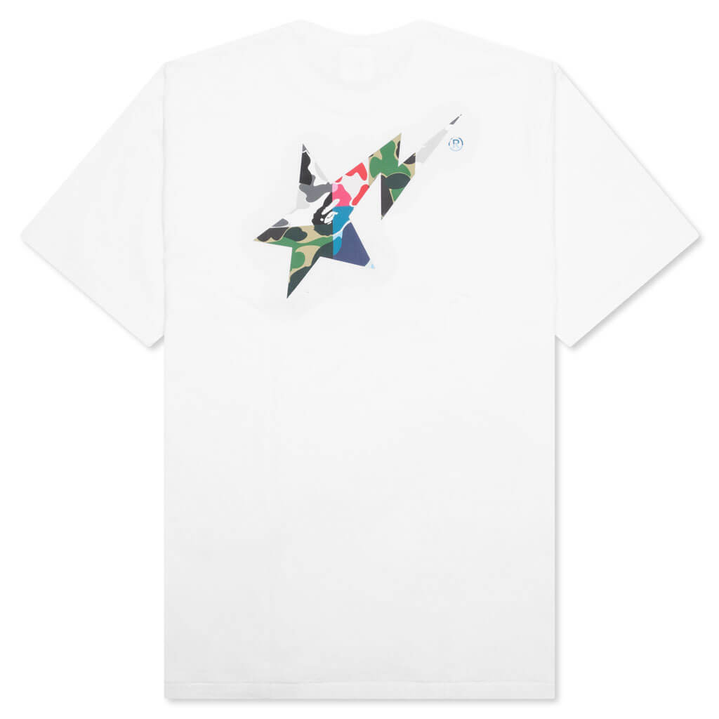 Оригінальна Abc Camo Crazy Bape Sta Logo Tee A bathing ape – вид ззаду