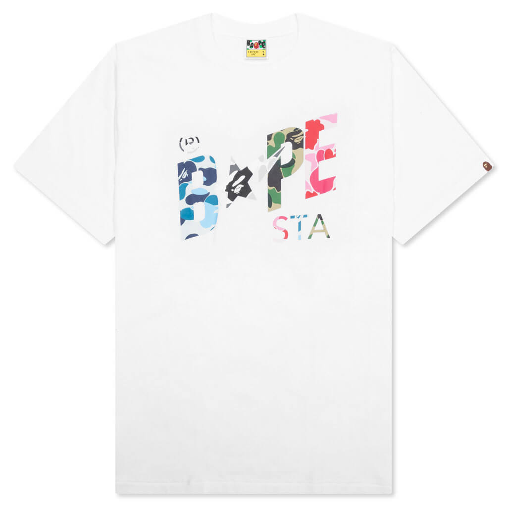 Оригінальна Abc Camo Crazy Bape Sta Logo Tee A bathing ape – боковий вид