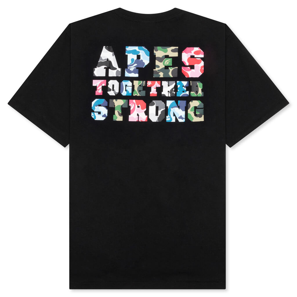 Оригінальна Abc Camo Crazy College Ats Tee A bathing ape – вид ззаду