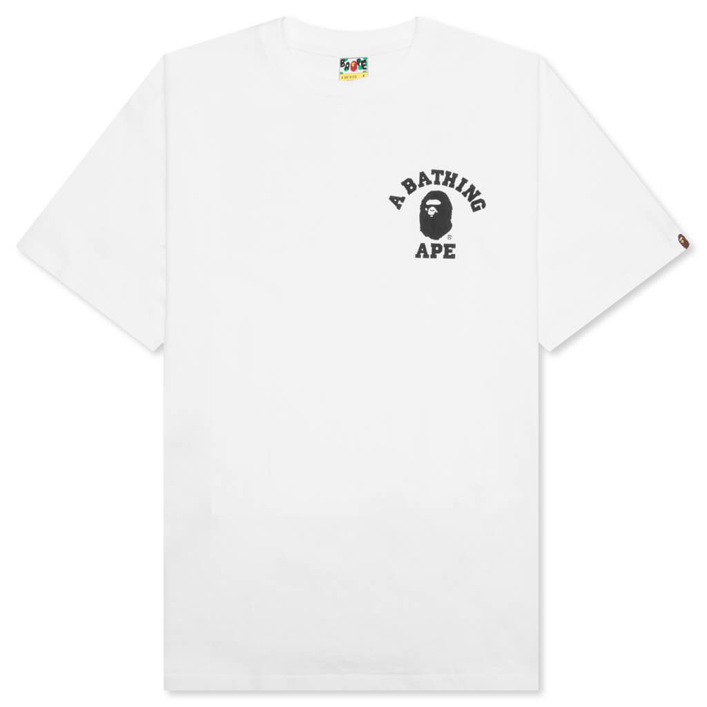 Оригінальна Abc Camo Crazy College Ats Tee A bathing ape – боковий вид