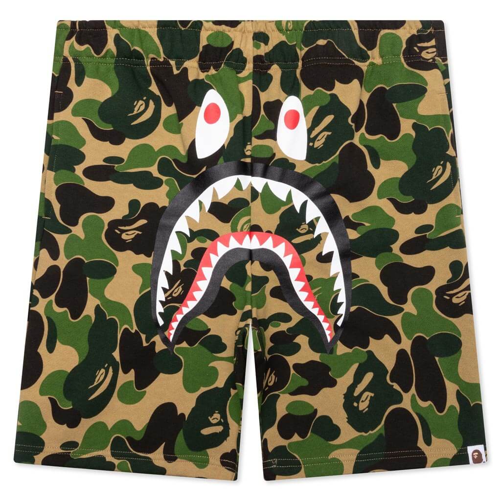 Abc Camo Shark Sweat Shorts A bathing ape оригінал – Купити в Україні – боковий вид