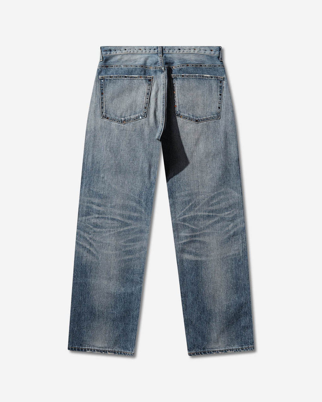 Mens Color Stone 13oz Denim Pants Indigo A bathing ape оригінал – Купити в Україні – вид ззаду