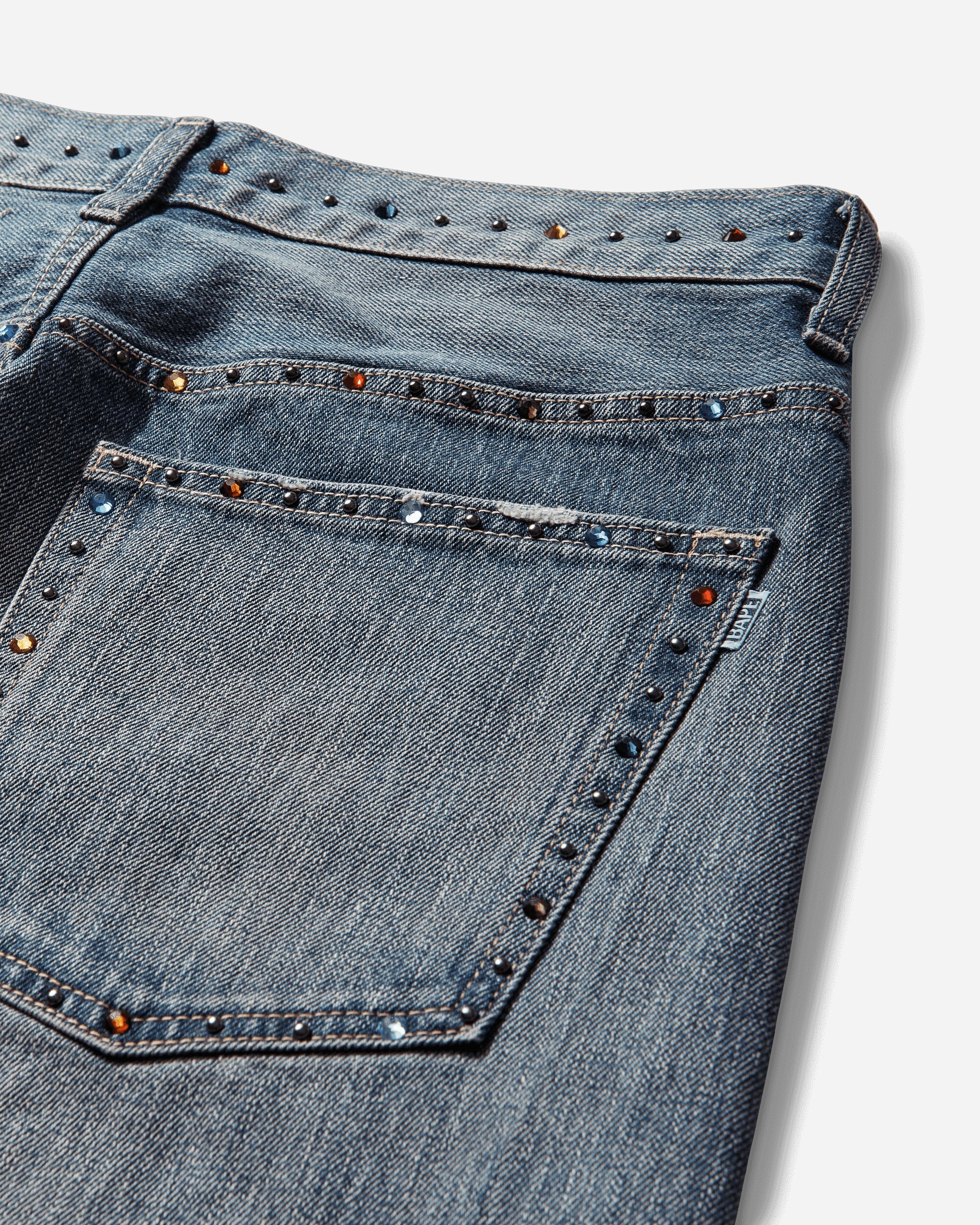 Mens Color Stone 13oz Denim Pants Indigo A bathing ape оригінал – Купити в Україні – детальний вид