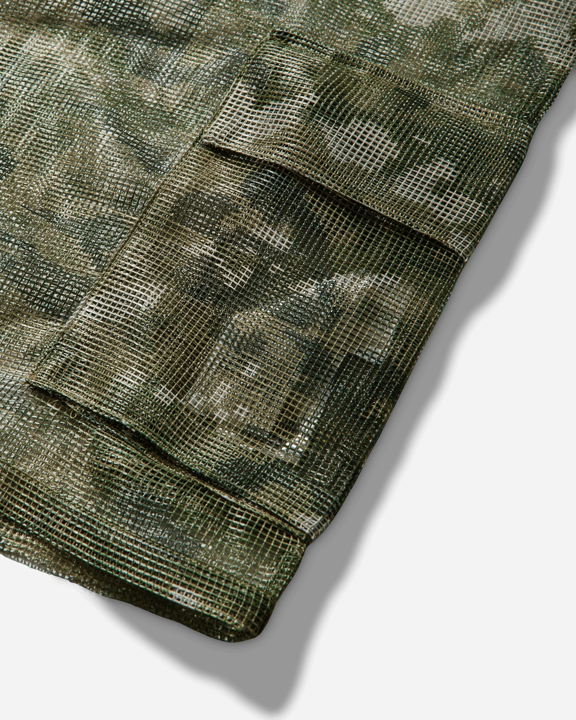 Оригінальна Mens Multi Pixel Camo Mask Hooded Shirt Jacket Green A bathing ape – збільшений вид