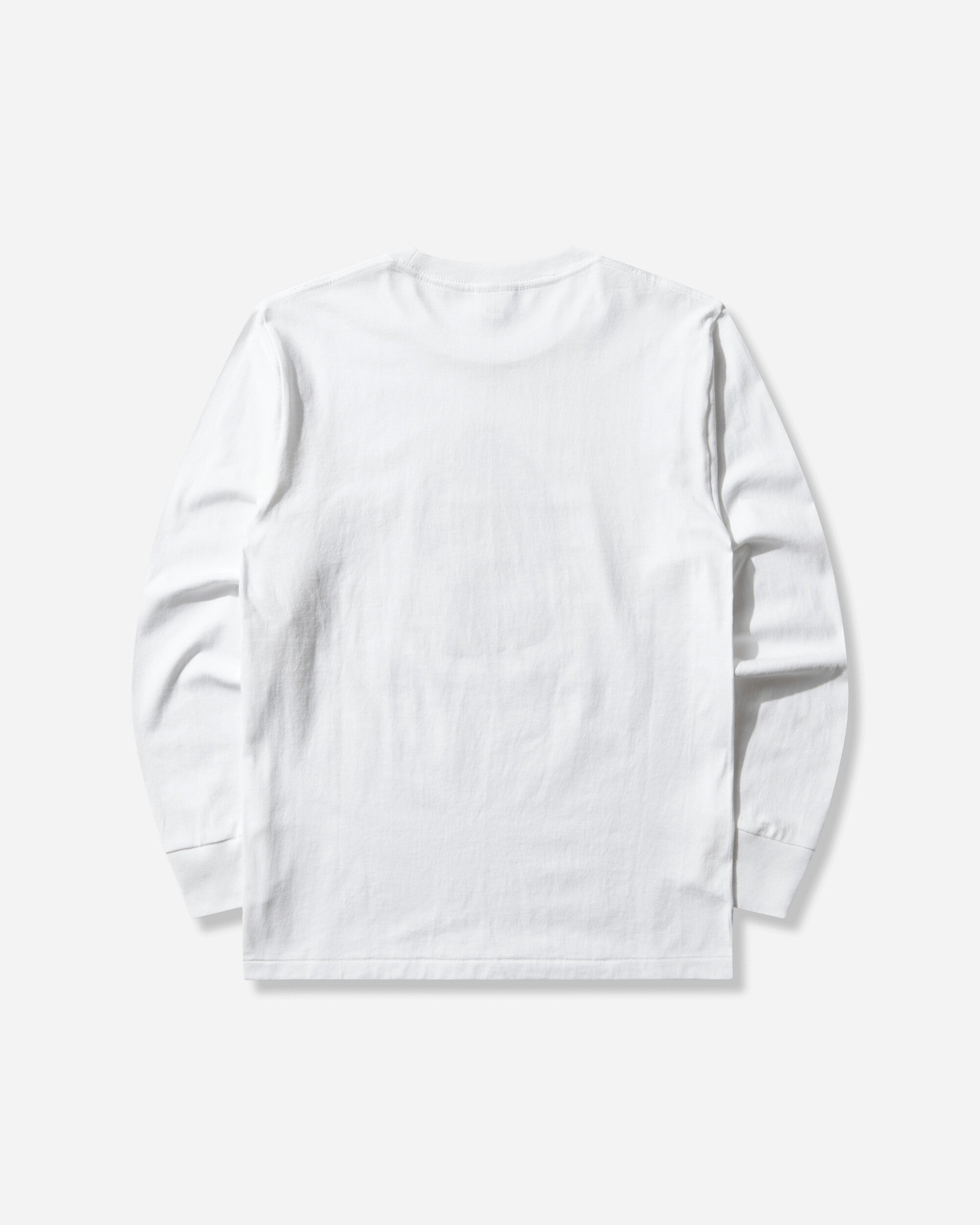 Оригінальна Mens 1st Camo Milo Shark Fzh Longsleeve T-Shirt White A bathing ape – вид ззаду