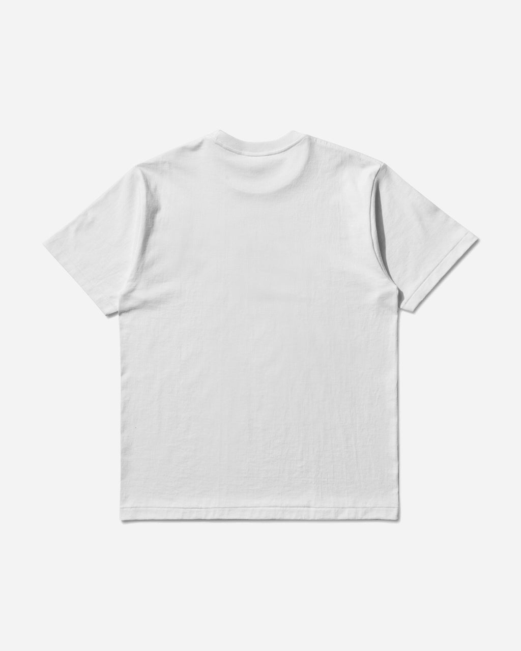 Mens College T-Shirt White A bathing ape – Гарантія оригінальності – вид ззаду